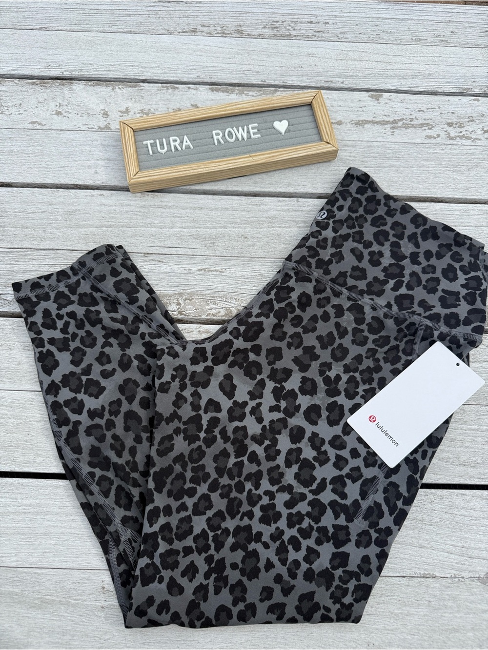 Lululemon Align High-Rise Pant 25" Pockets True Leopard Black Multi Size 14 NWT